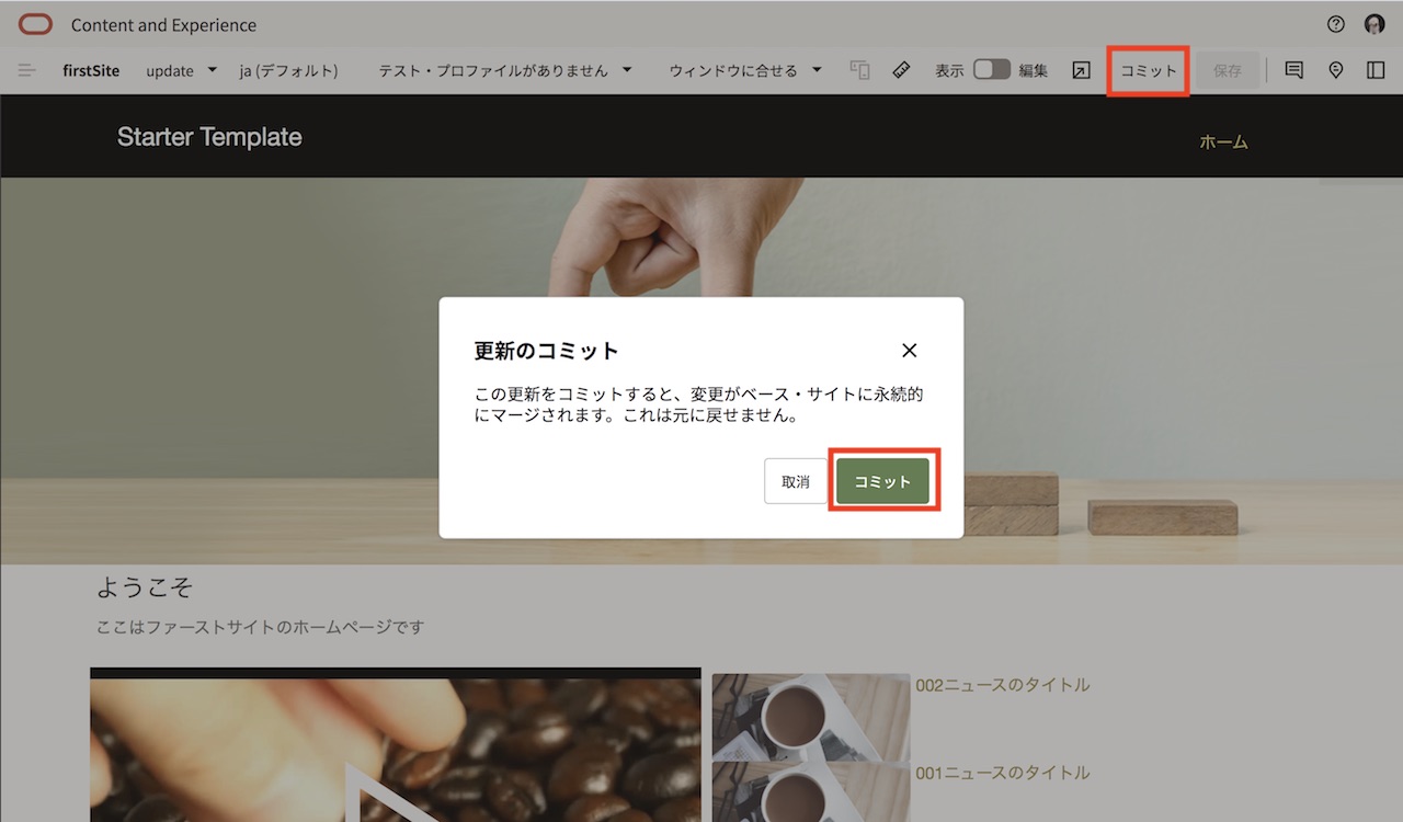 Video Assetsの選択